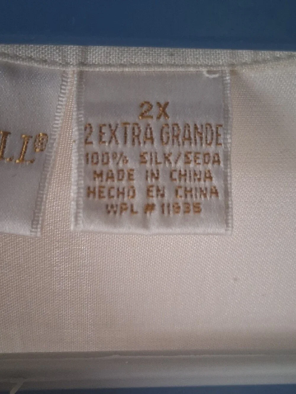 Classic Silk Cream Button-Down Shirt with Chest Pockets - Picture 6 of 6